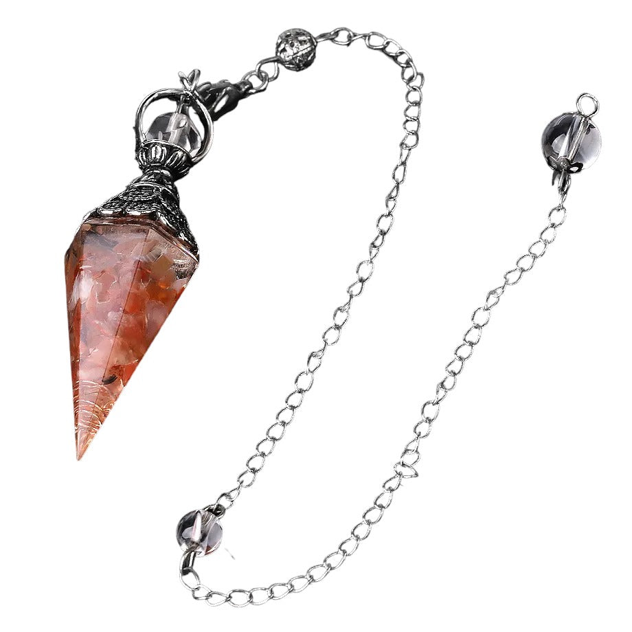 Pendule Oui Non Divinatoire - Agate Rouge